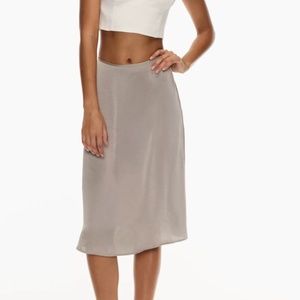 Wilfred Movement Satin Midi Slip Skirt